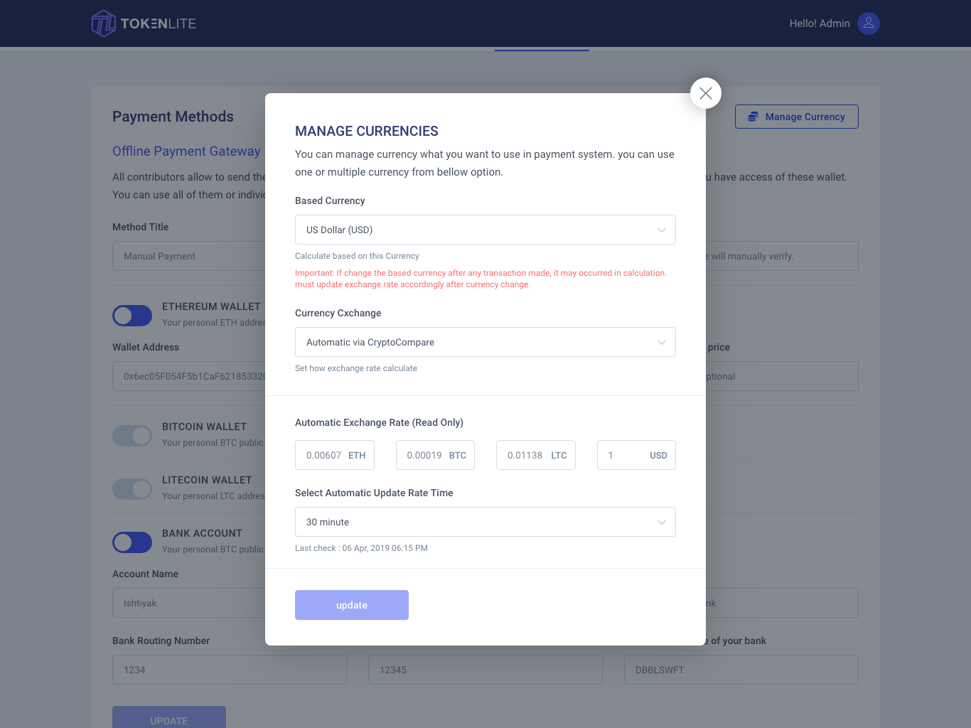 Currency currency_rate